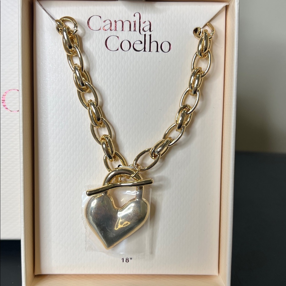 Camila Coelho | Toggle Heart Statement Necklace